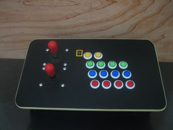 Controle Arcade Analógico PS 2 Comando Duplo