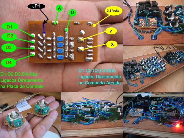 Controle Arcade Playstation 2 & 3 - Faça Você Mesmo!!!