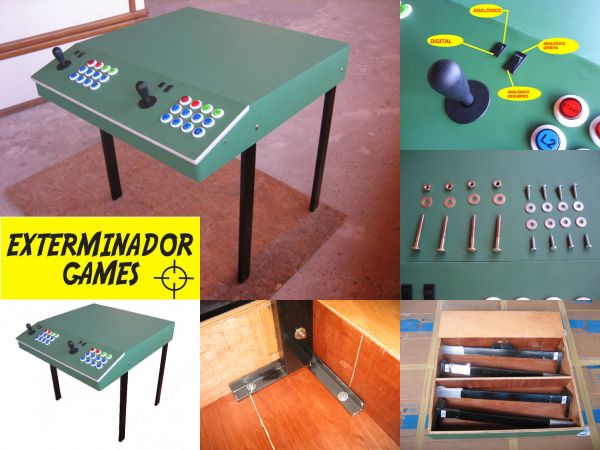 Mesa Arcade Analógica Profissional Play 2 - Desmontável